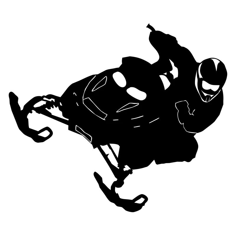 Motoneige pilote Stunts