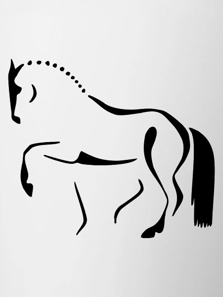 Cheval de dressage 1