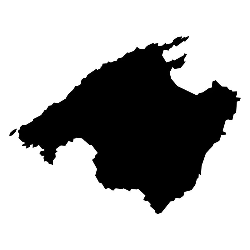 Mallorca (Umriss / Silhouette)