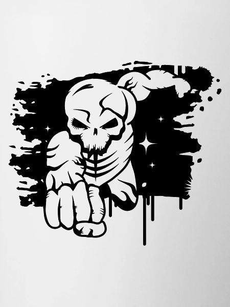 A dead superhero graffiti