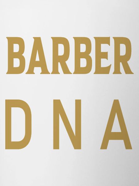 Barber DNA design in retro style