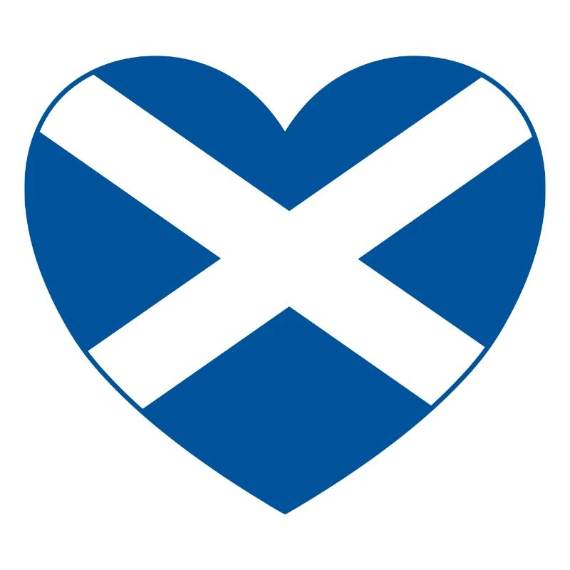 Schottland Flagge Herz