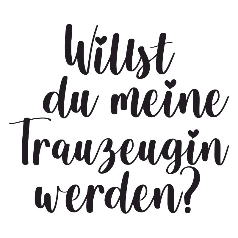 Trauzeugin Frage Hochzeit Geschenk Team Bride