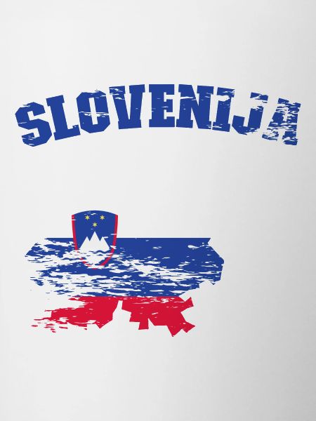Slovenia Flag Map used