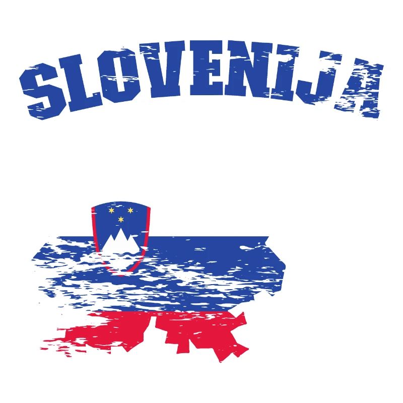Slovenia Flag Map used