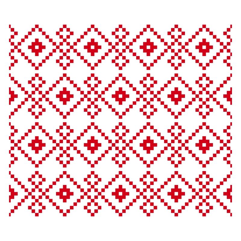 Pull uni de Noël (rouge)
