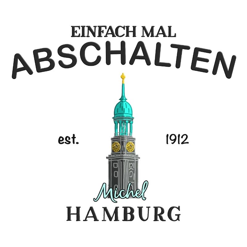 Hamburger Michel, Einfach abschalten, Zeichnung