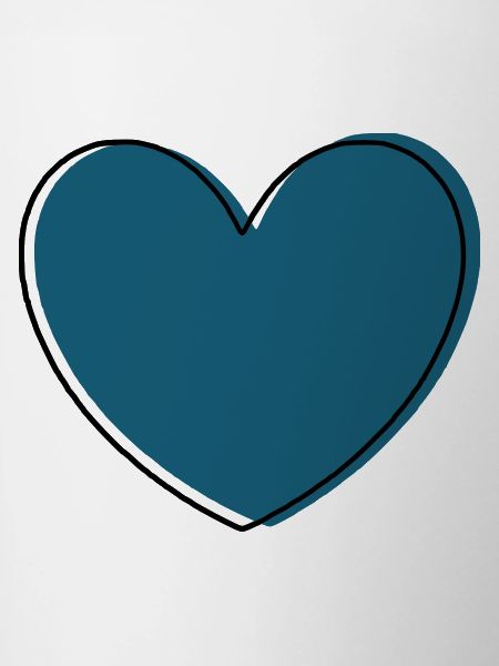 blue heart gift