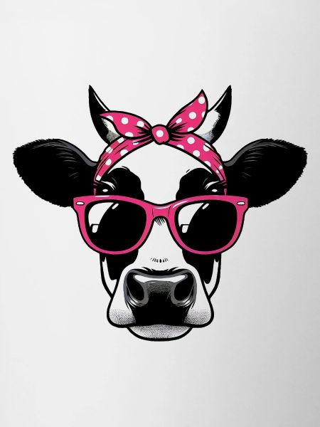 Cow with Sunglasses