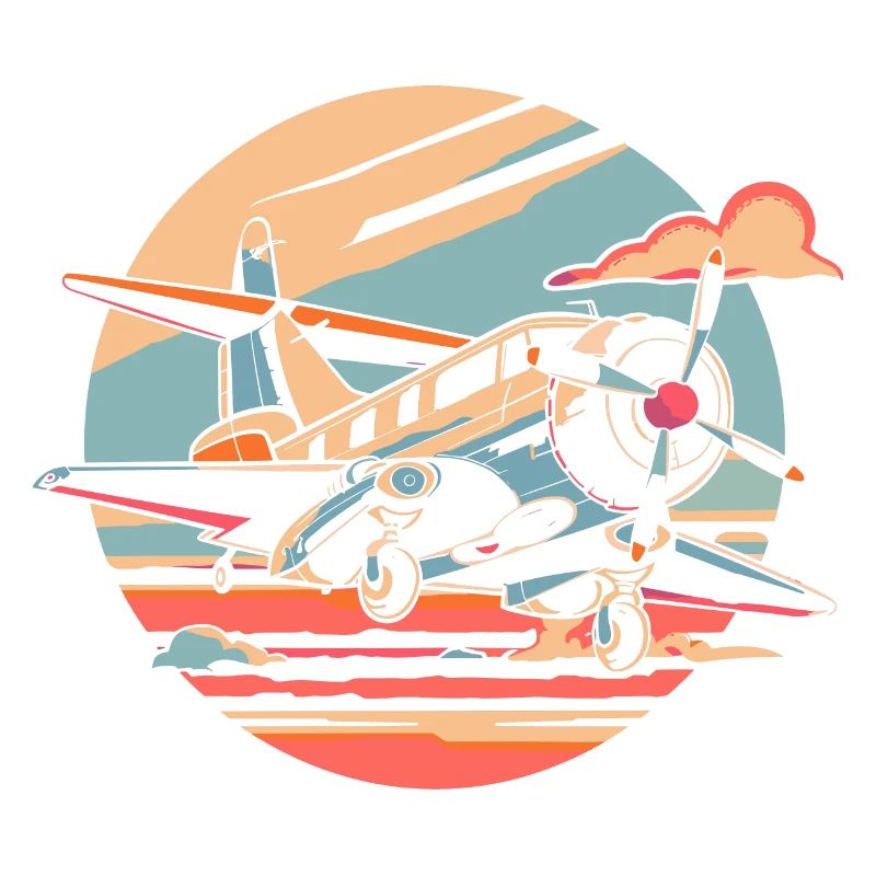 Propeller Plane Portrait