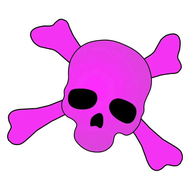 Crâne rose