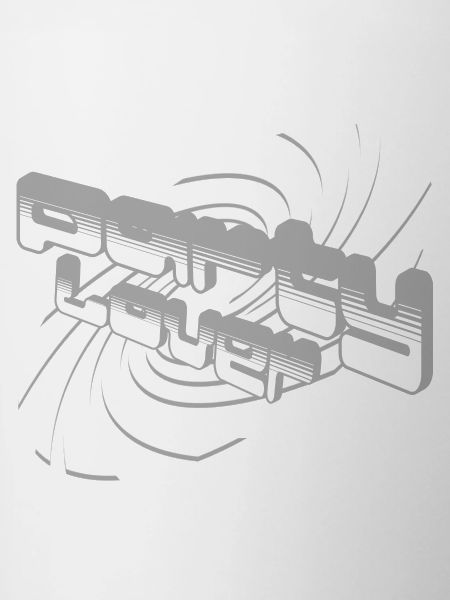 3D Sound Waves Font Design