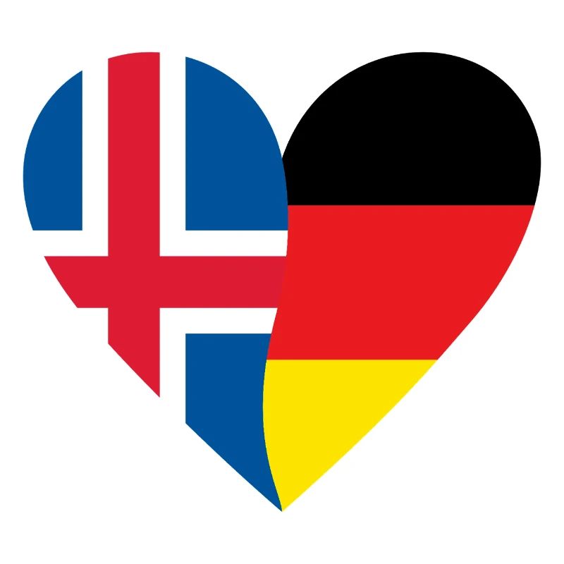 Iceland Germany Heart