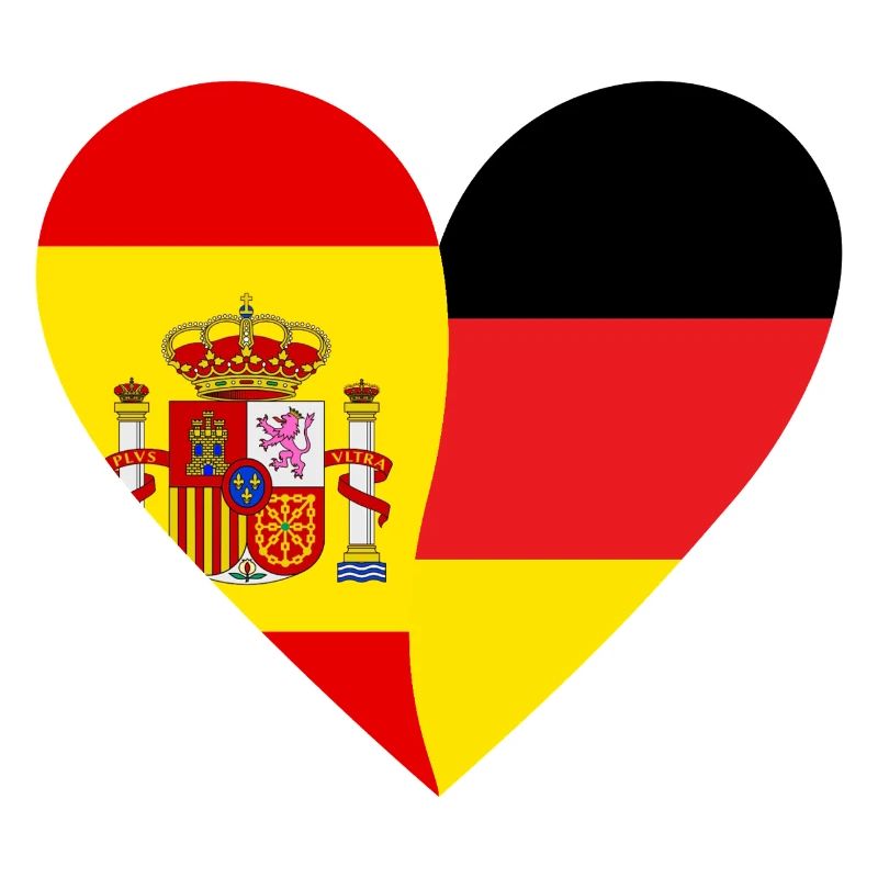Spain Germany Heart