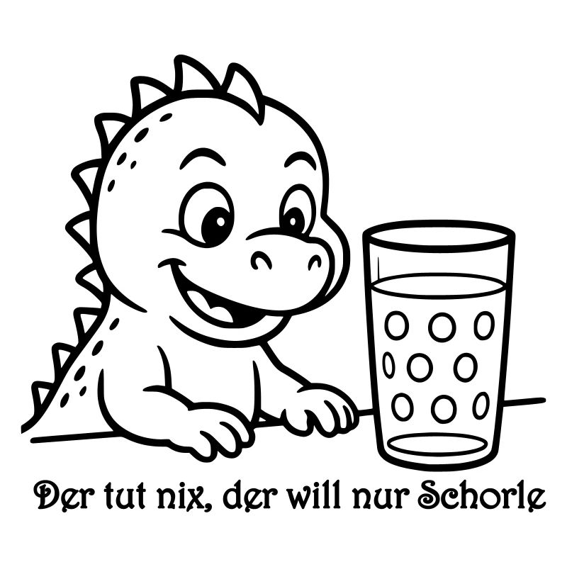 Babydrachen mit Dubbeglas2
