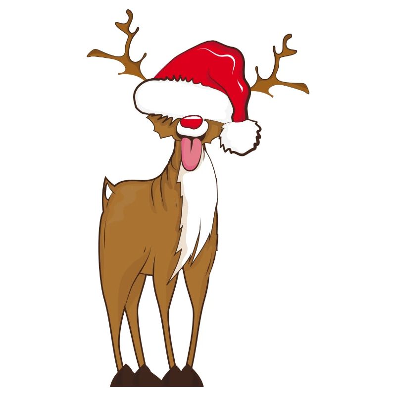 A naughty reindeer