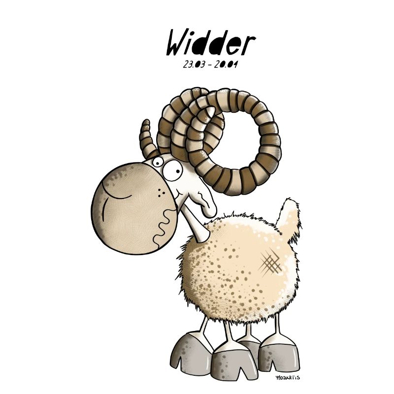 Lustiger Wilder Widder I Sternzeichen Geschenk
