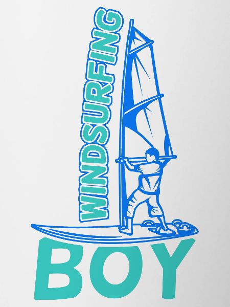 Garçon de planche à voile