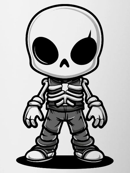 Skeleton Comic Halloween