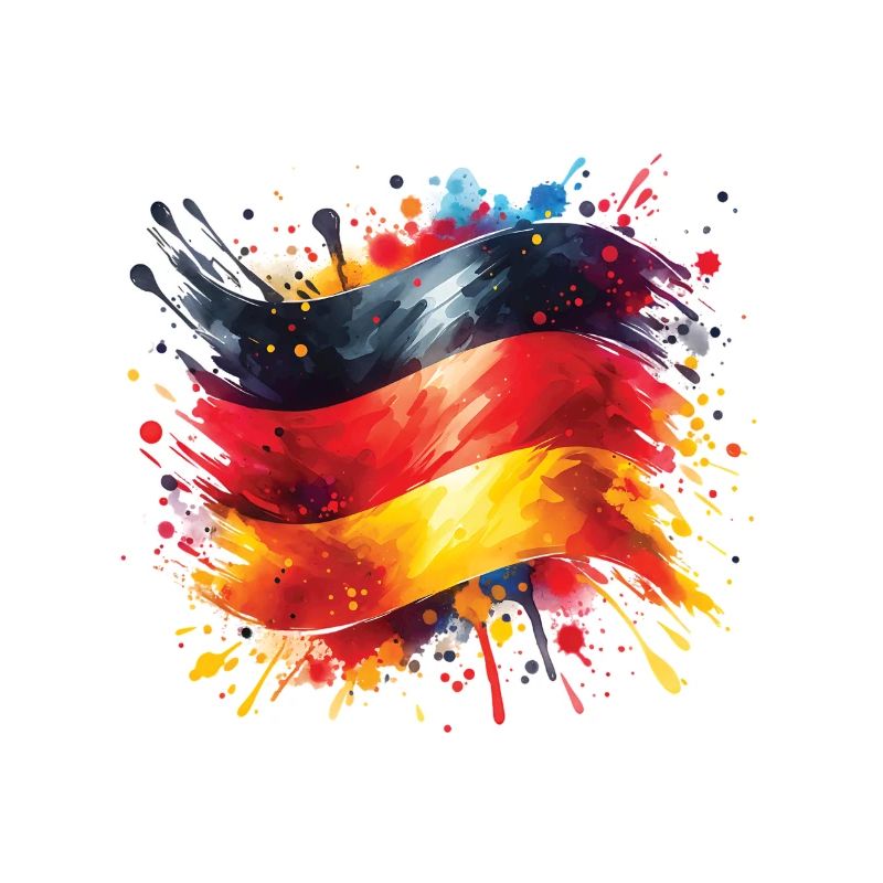 Drapeau Allemagne Drapeau pour les fans de sport