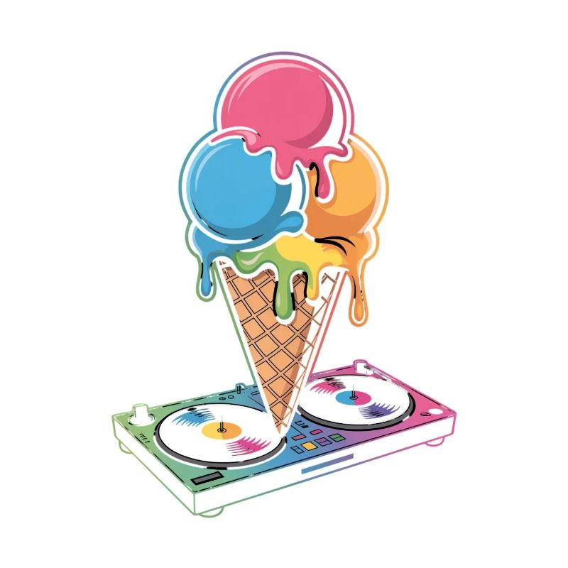 DJ Mix Mit Eiscreme Vibes