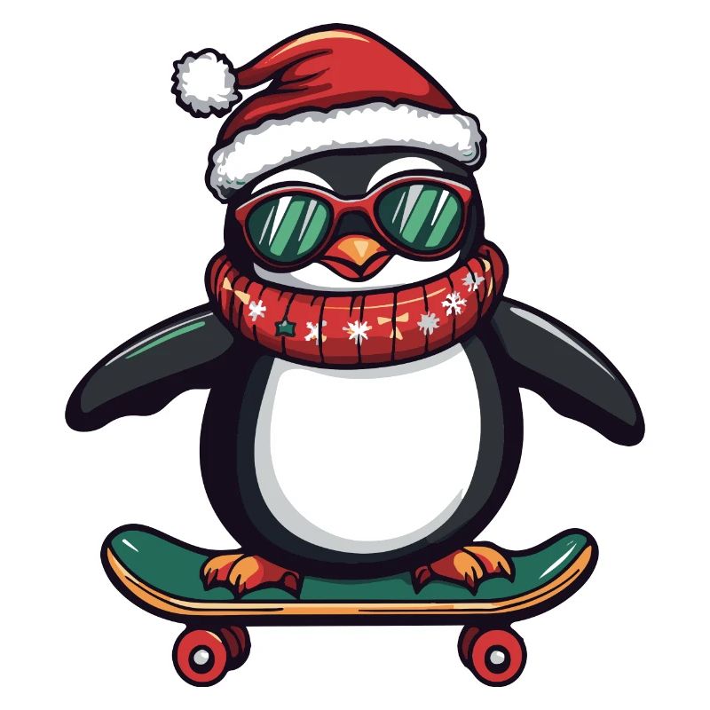 Penguin Christmas Funny