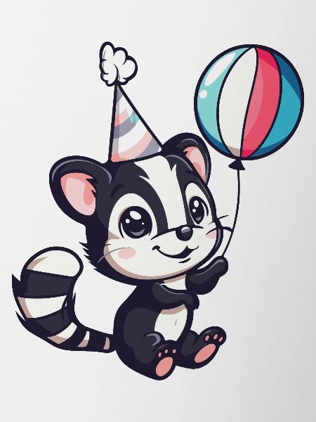 Skunk Birthday Baby