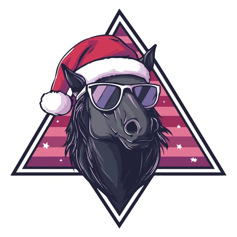 Cheval Noël Cool