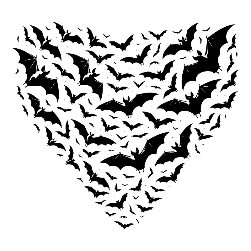 Elegant flight bats as a swarm at night