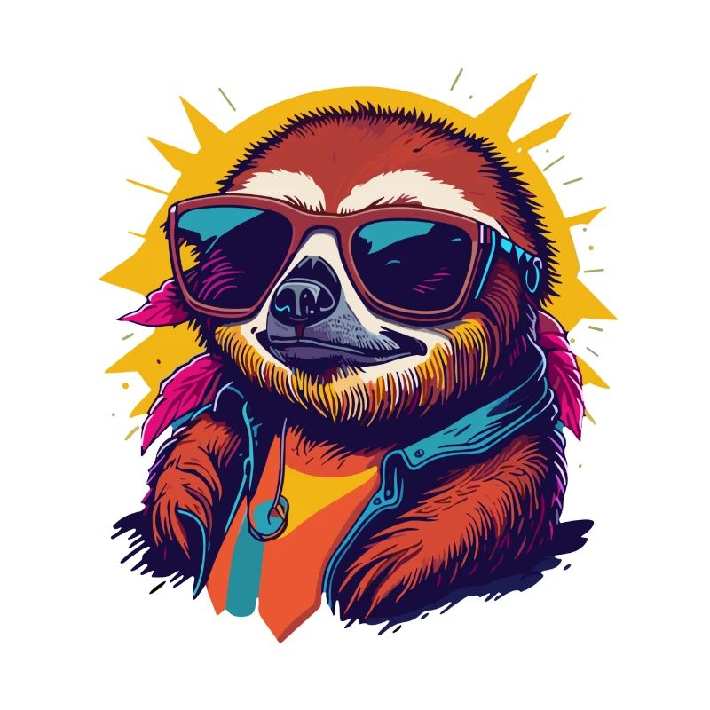 Retro Sloth