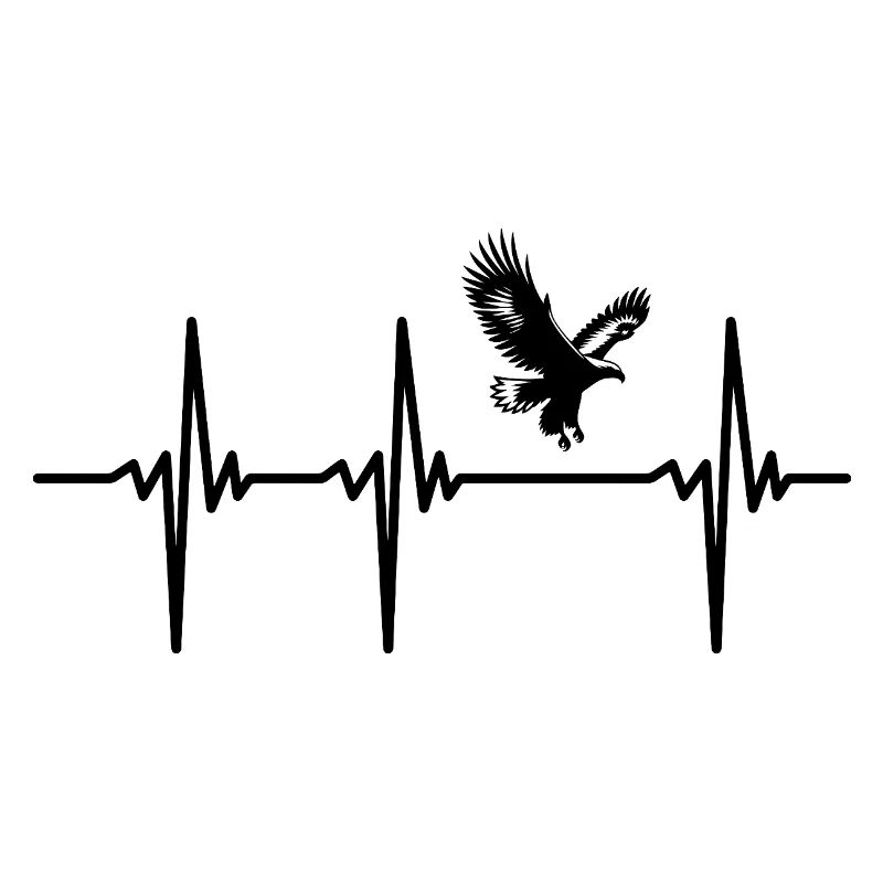 Battement de cœur pour les aigles dans le vent