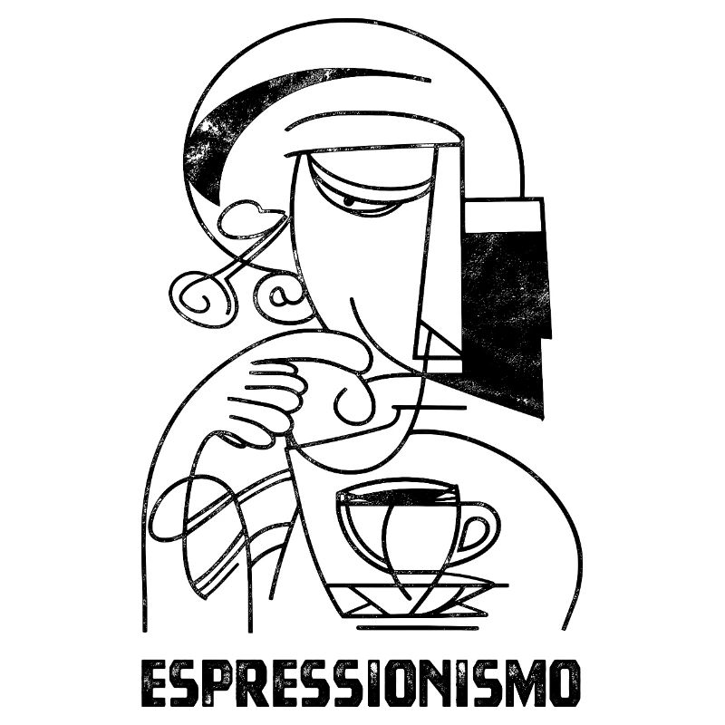 Espressionism - Espresso - Drinking Coffee
