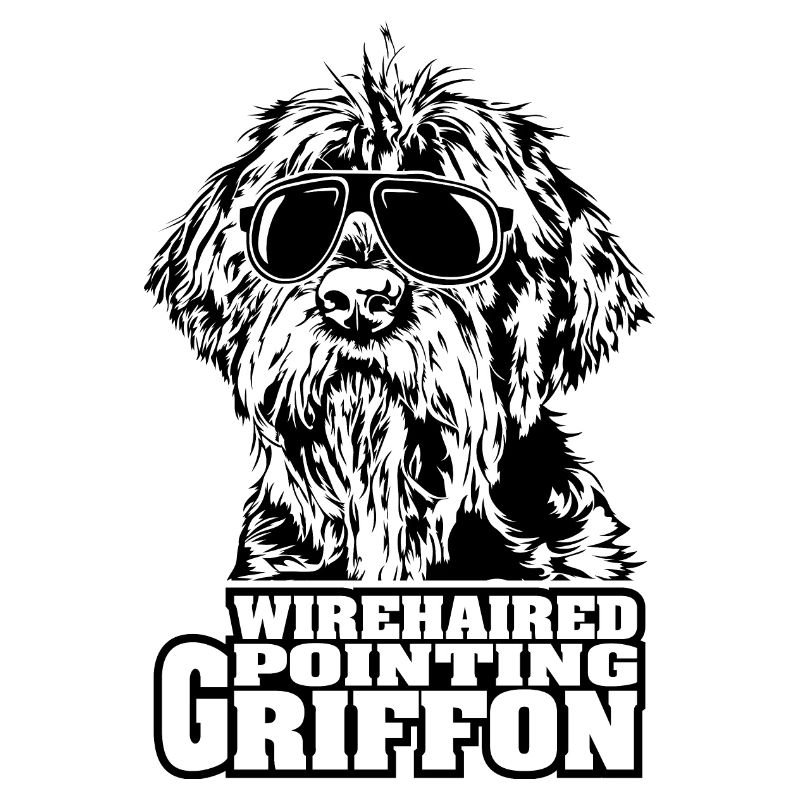 WIREHAIRED POINTING GRIFFON cool sunglasses dog