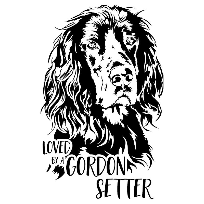 Aimé par un chien Gordon Setter Talking