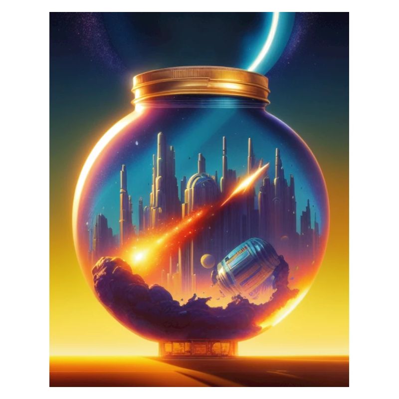 Eine Welt in der Flasche