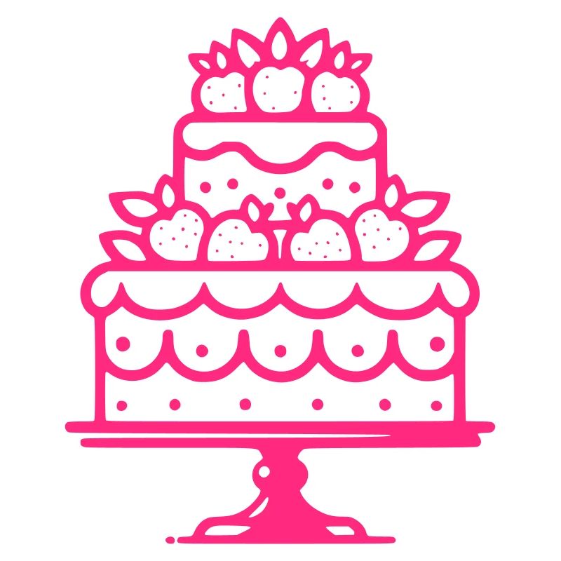 Contour du gâteau