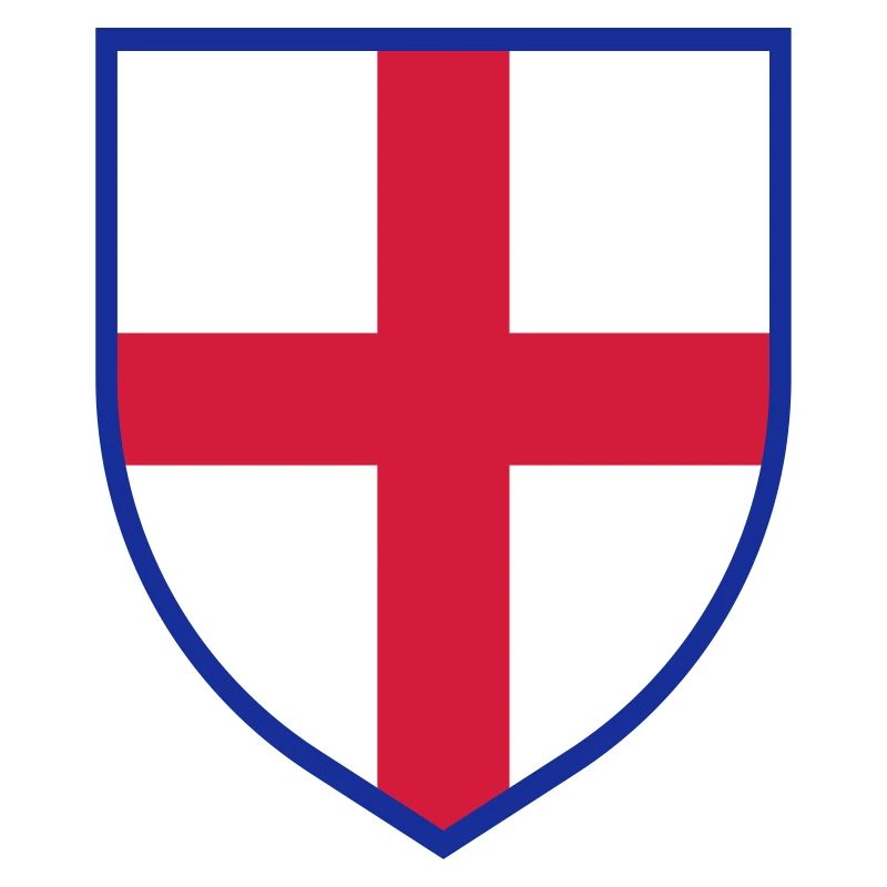 England Flag, St George's Cross Shield