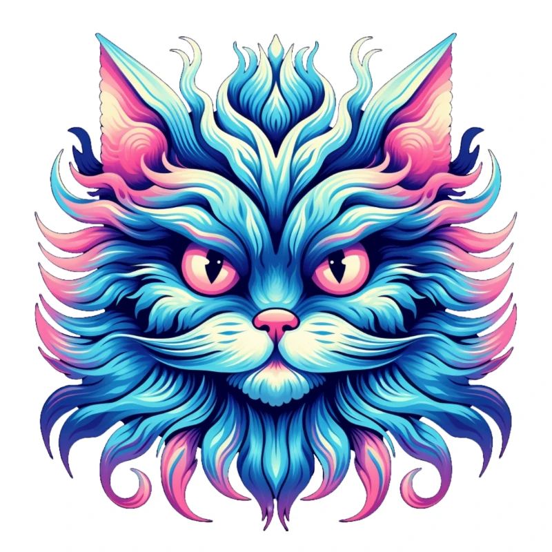 Psychedelic Cat Perso