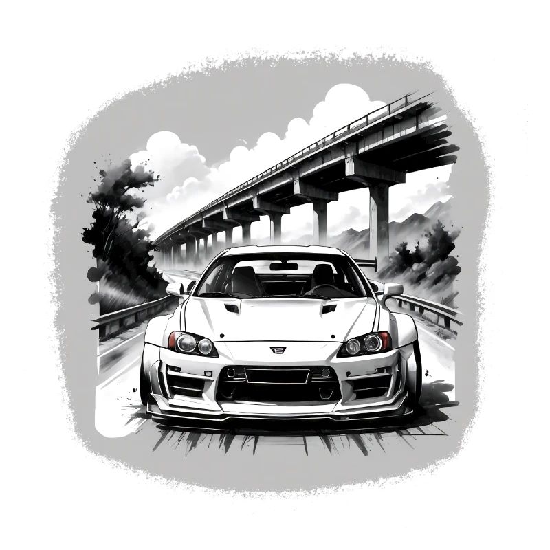 JDM Sportcar Tuning Driftcar Car Gift PS
