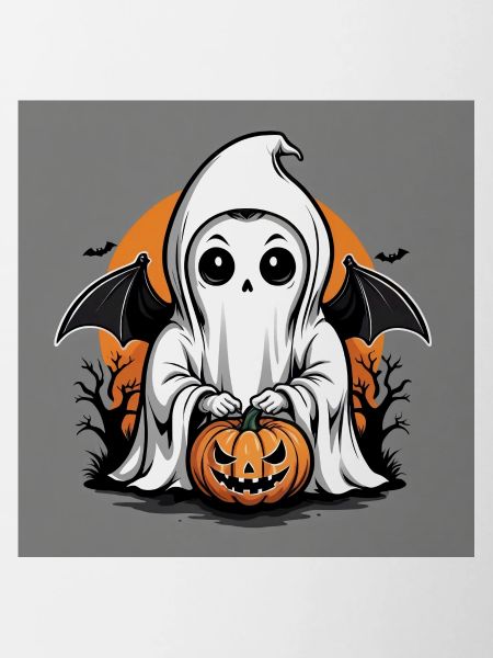 Ghost Ghost Halloween Pumpkin Bat