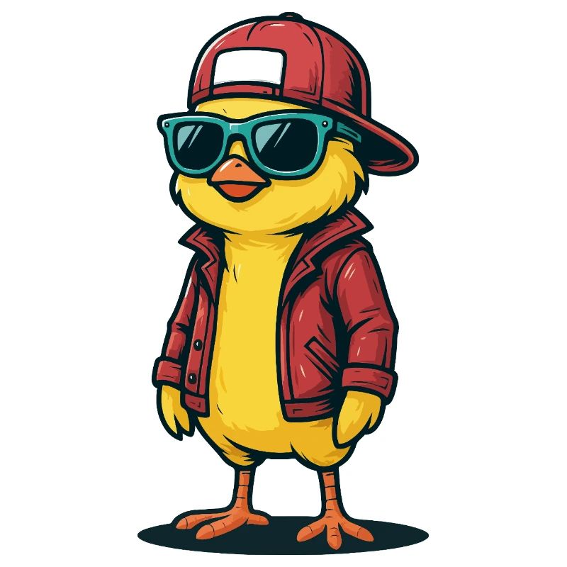 Poussin de style urbain