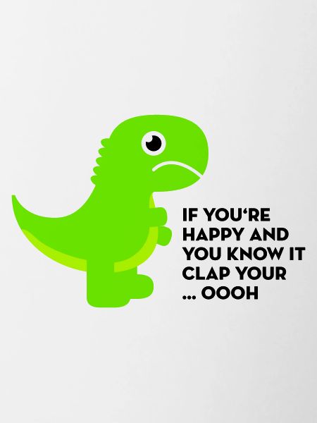 T-Rex clap your hands