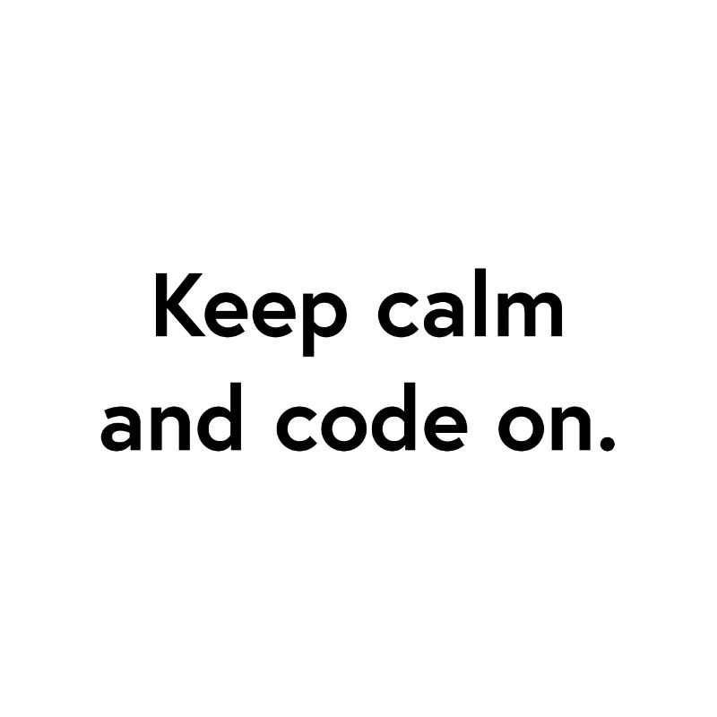 keep calm