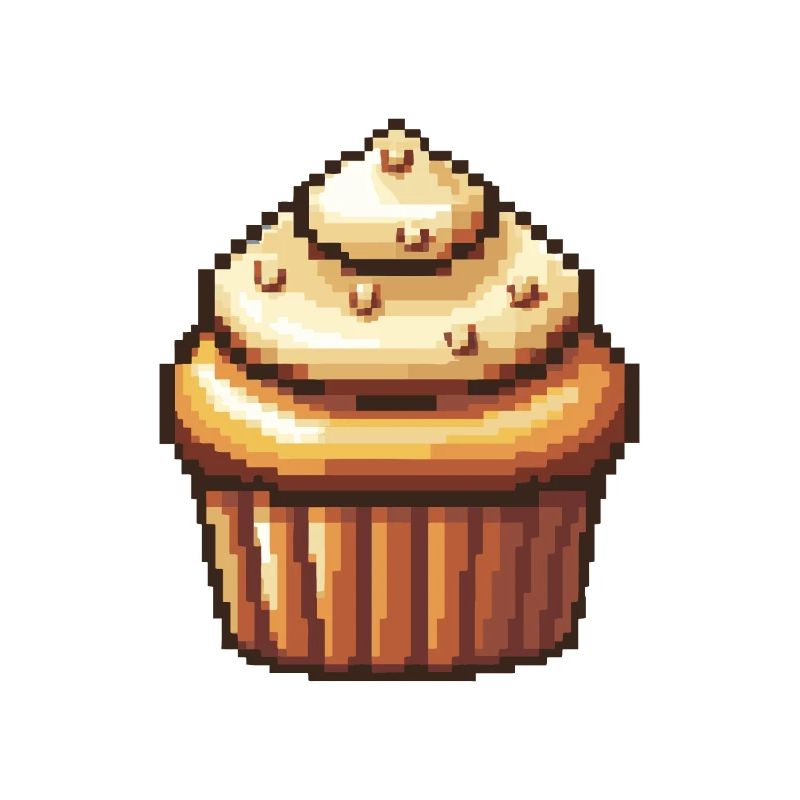 Cupkake Pixel Gamer Torte