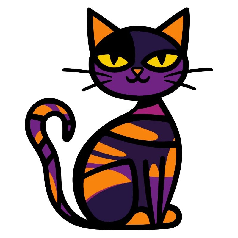 Cat Halloween Comic Cat