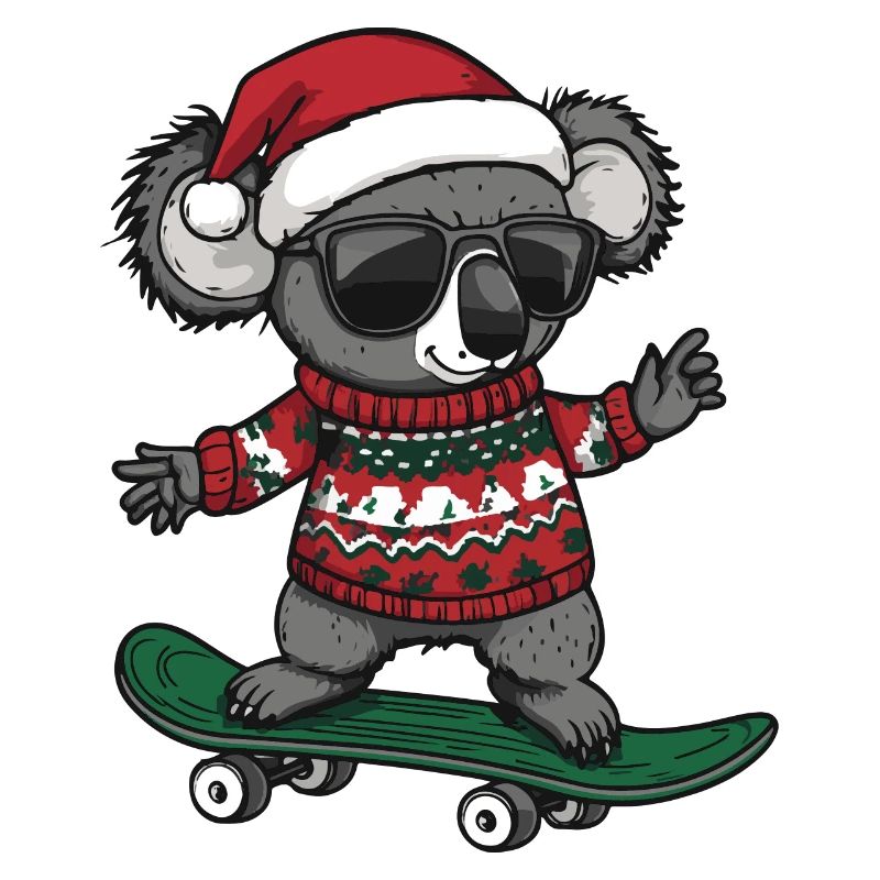 Koala Noël drôle