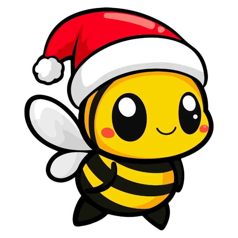 Bee Christmas Cute