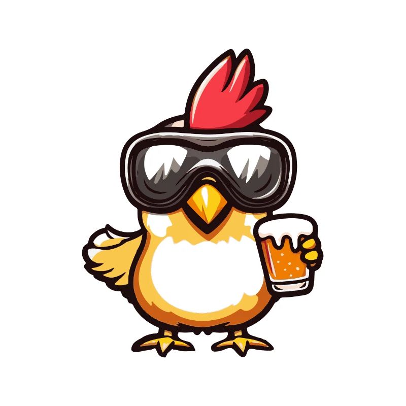 Chicken Ski Beer