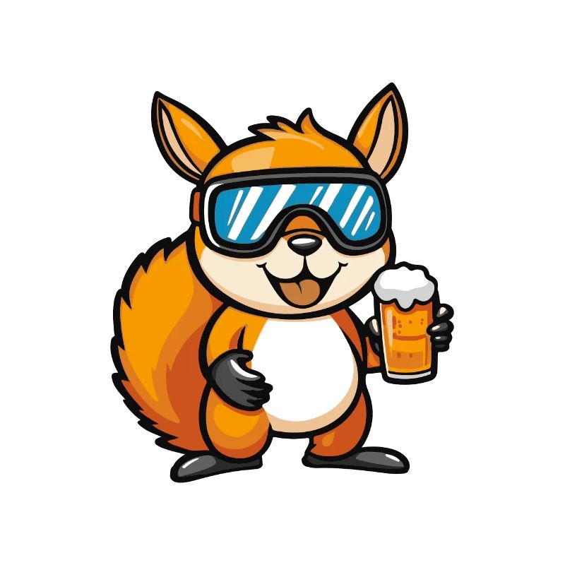 Bière de ski Squirrel