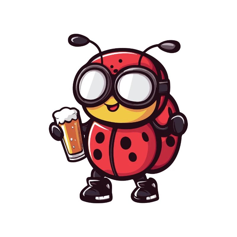 Bière de ski Ladybug